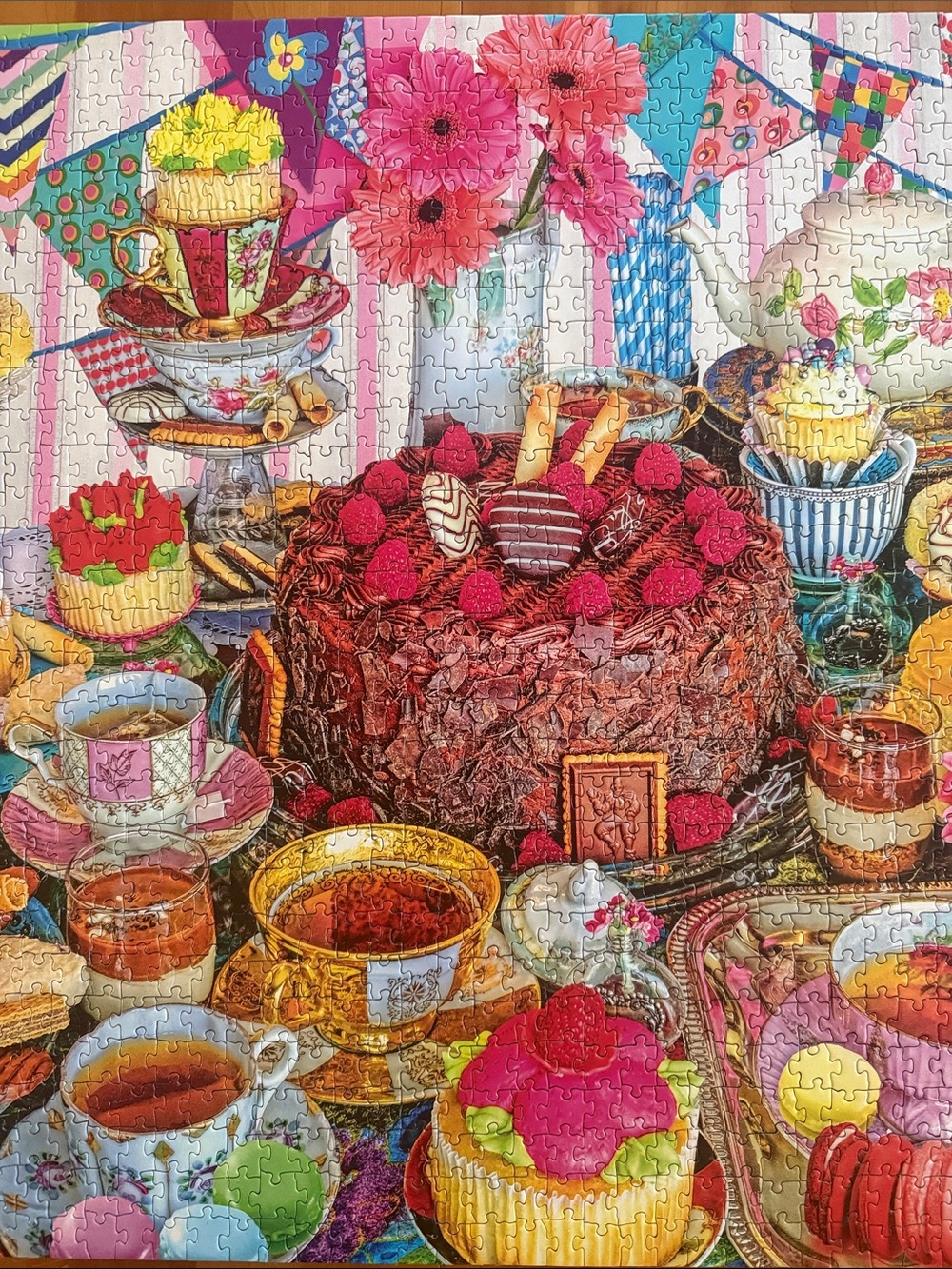 1500 piece Kodak Bright Multicolor Dessert Table Jigsaw Puzzle